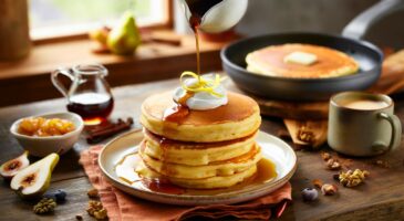 Voici des pancakes à la ricotta prêts en 15 minutes, cette version épaisse qui fait parler les brunchs de novembre 2025