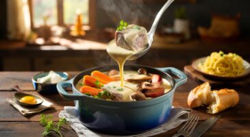 Voici la blanquette de veau express de novembre 2025, viande fondante et sauce soyeuse au menu, à réussir sans balance ni stress
