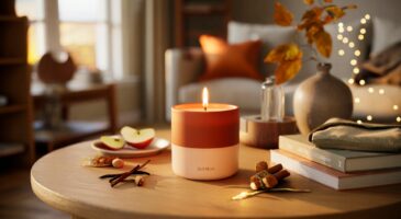 Voici la bougie B&M de l’automne 2025 à 9,99 €, ce format 15 cm au design bicolore qui intrigue les fans d’intérieur