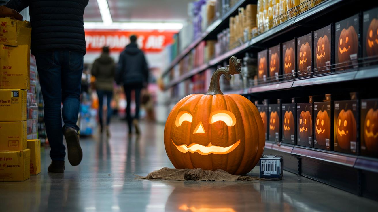 Voici la citrouille animée d&rsquo;Action à 14,95 € qui affole Halloween 2025, stock limité en magasin et effet lumineux au rendez-vous