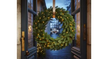 Voici la couronne de Noël signée par une enseigne espagnole en 2025 qui fait oublier Zara Home, chic et lumineuse sans effort