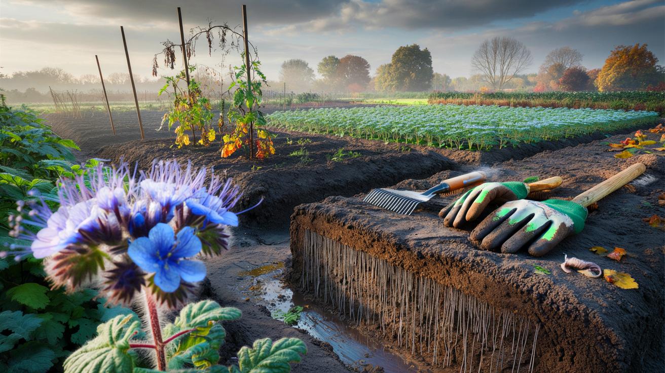 Voici la fleur bleue à semer en décembre 2025 quand le potager se vide, la phacélie et ses effets secrets sur une terre épuisée