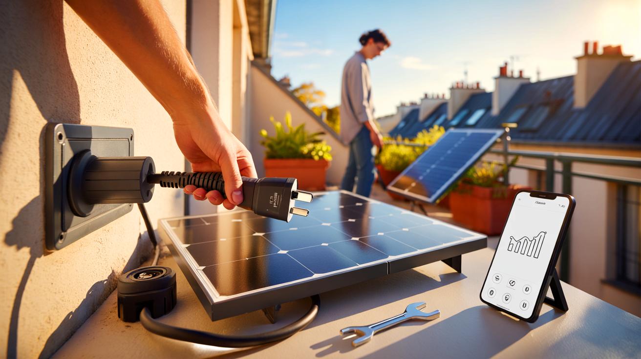 Voici la méthode maligne pour installer des panneaux solaires soi-même en 2025, sans électricien et avec une prise classique