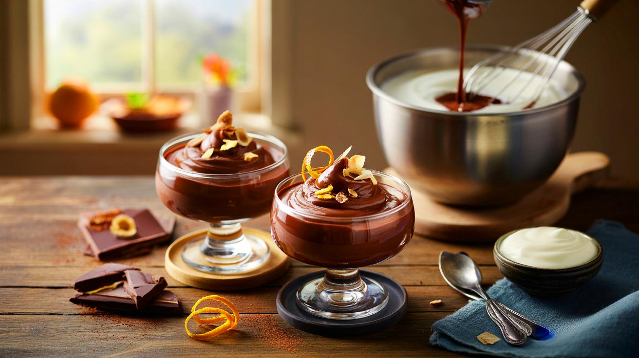 Voici la mousse au chocolat sans œufs ni beurre qui cartonne en novembre 2025, un simple tour de fouet et 200 g de skyr suffisent