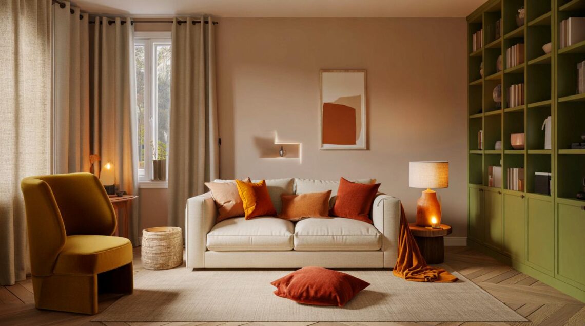 Voici la règle 60-30-10 que les décorateurs appliquent en novembre pour calmer un salon trop coloré et transformer l’ambiance sans tout racheter