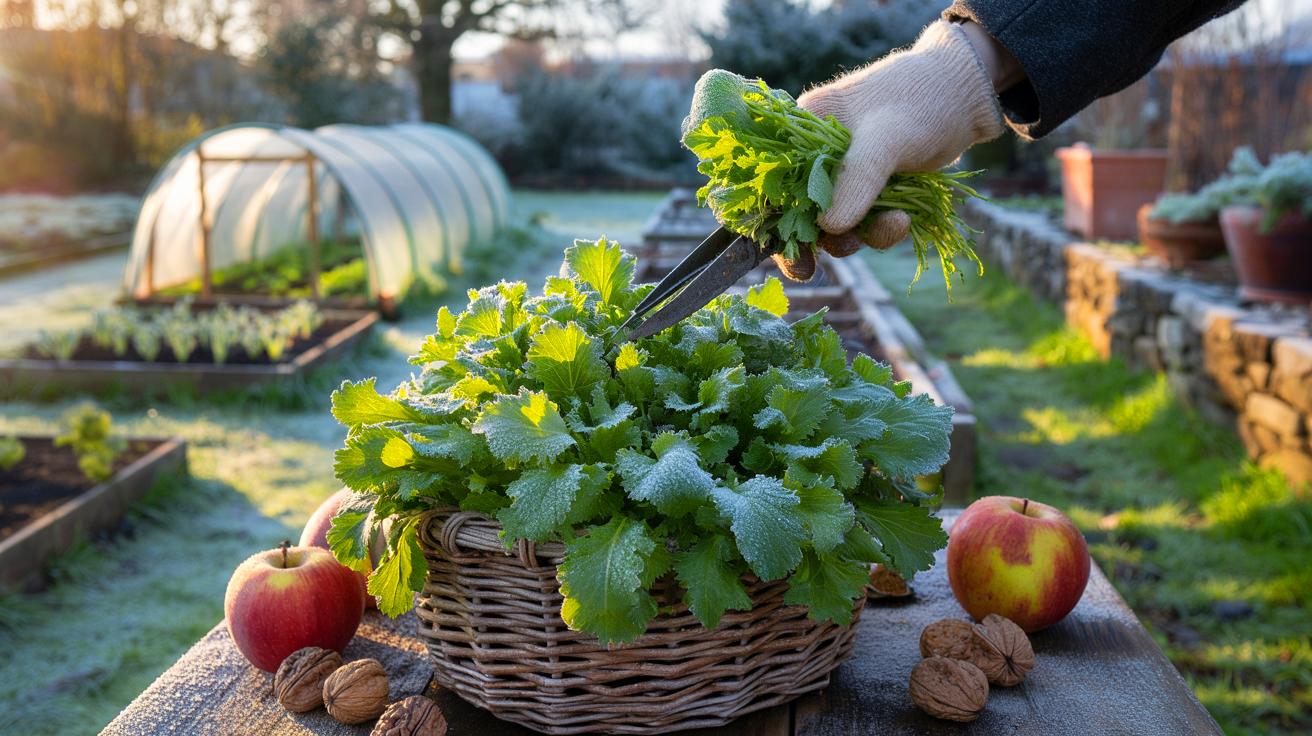 Voici la salade asiatique mizuna qui bouscule l&rsquo;hiver 2025 en potager, une alliée croquante que les jardiniers français s&rsquo;arrachent