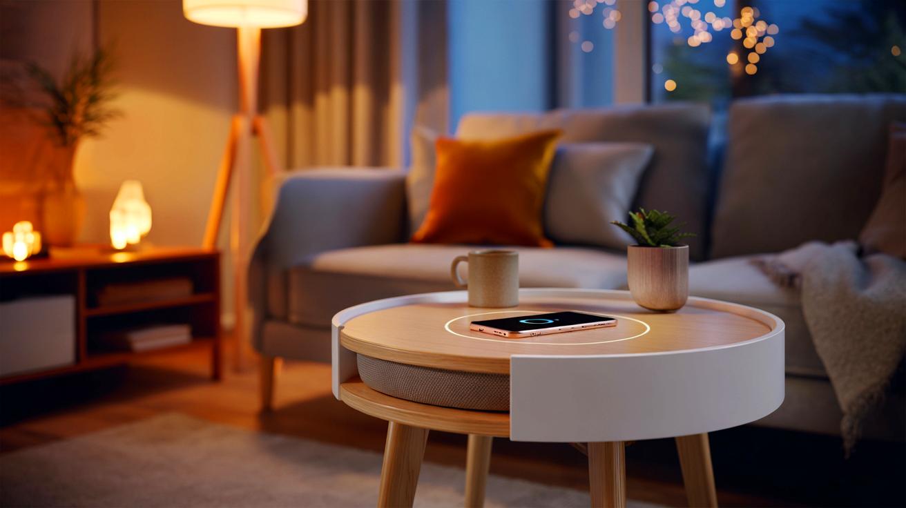 Voici la table enceinte et chargeur à 38 € chez E.Leclerc qui affole Instagram en novembre 2025, un détail attire encore les curieux