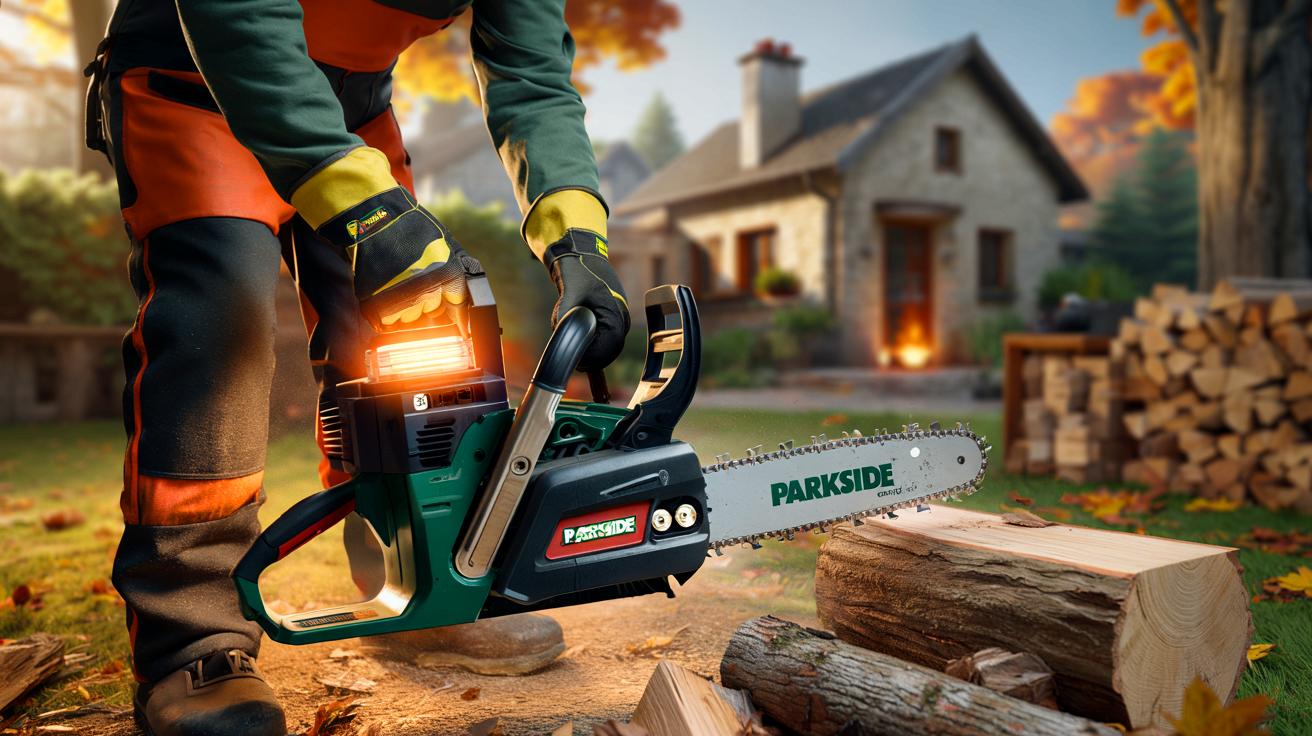 Voici la tronçonneuse à essence lidl au démarrage électrique, en promo à 199€ cet automne 2025, et un point clé intrigue