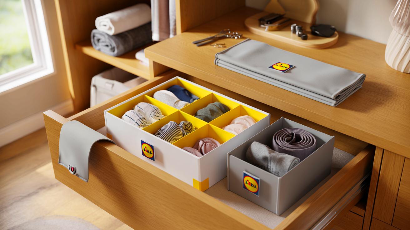 Voici l’accessoire Lidl à 8,99 euros qui remet de l’ordre dans les tiroirs et armoires fin 2025, avec un détail que beaucoup ignorent