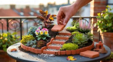 Voici l’astuce avec les pots de fleurs cassés qui change tout au jardin en novembre 2025, entre upcycling poétique et mini-paysages surprenants