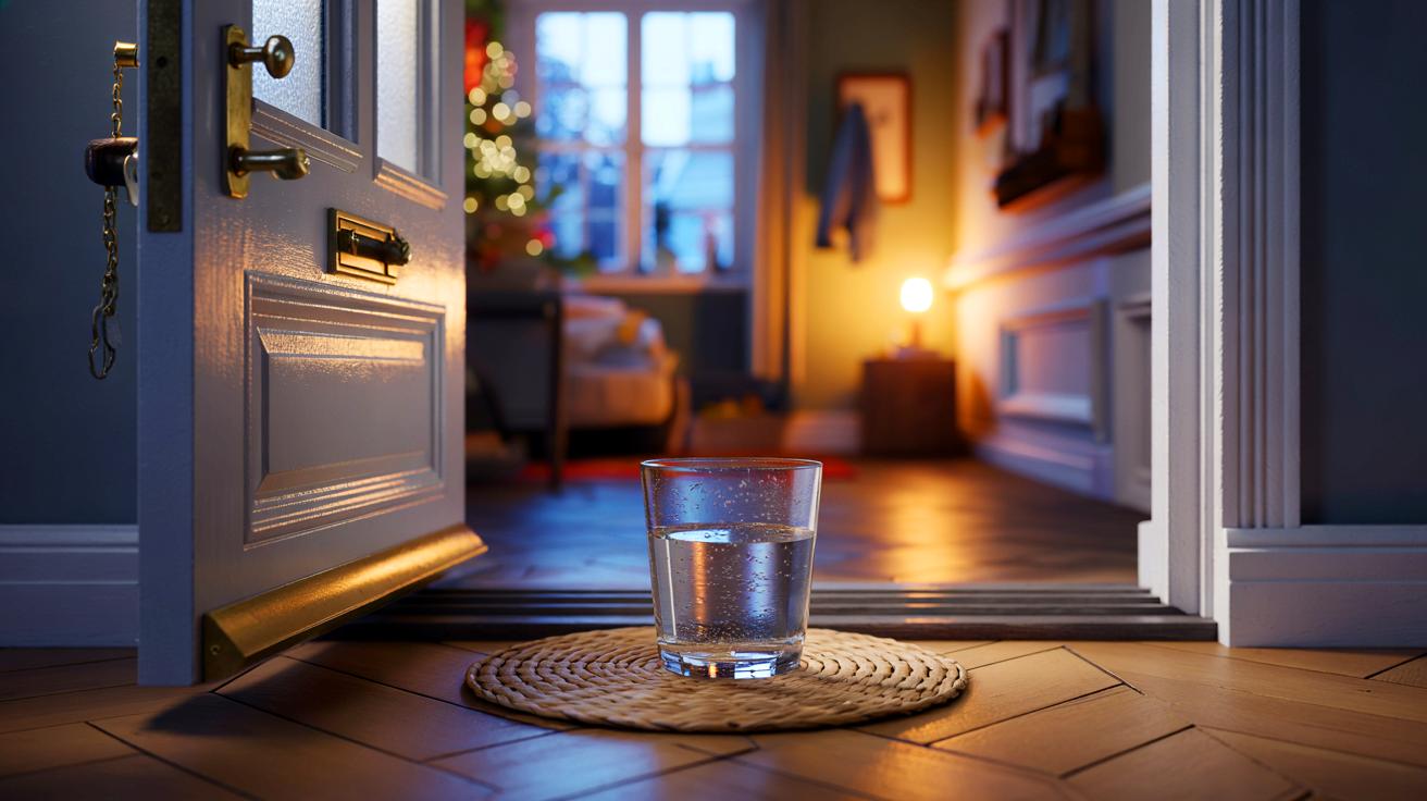 Voici l’astuce du verre d’eau que des foyers en France utilisent en 2025 contre les cambriolages, et pourquoi ce détail invisible fait la différence