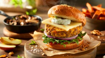 Voici le burger maison aux lentilles et patate douce qui intrigue en novembre 2025, la surprise veggie réconfortante de l’automne