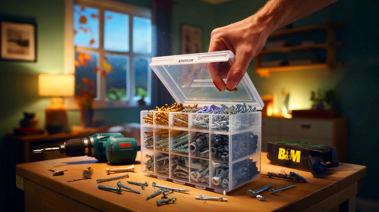 Voici le coffret 530 vis et chevilles à 4,90 € chez B et M, l&rsquo;offre de novembre 2025 qui intrigue les bricoleurs pressés