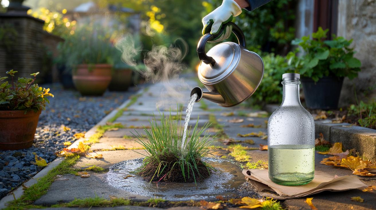 Voici le duo de cuisine qui remplace le désherbant au jardin en novembre 2025, efficace en quelques jours et sans produits chimiques