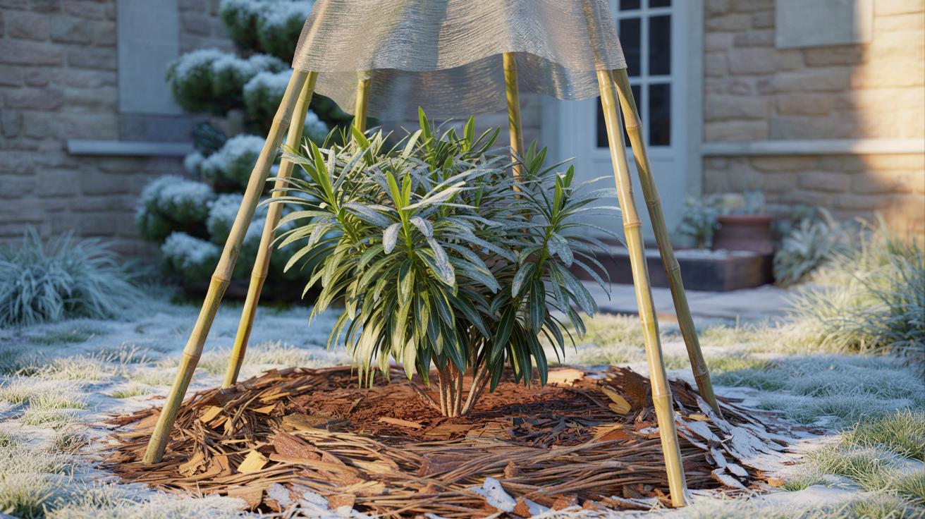 Voici le guide hiver 2025 du laurier rose: ce seuil à -5 °c et une astuce de paillage à 15 cm qui font toute la différence