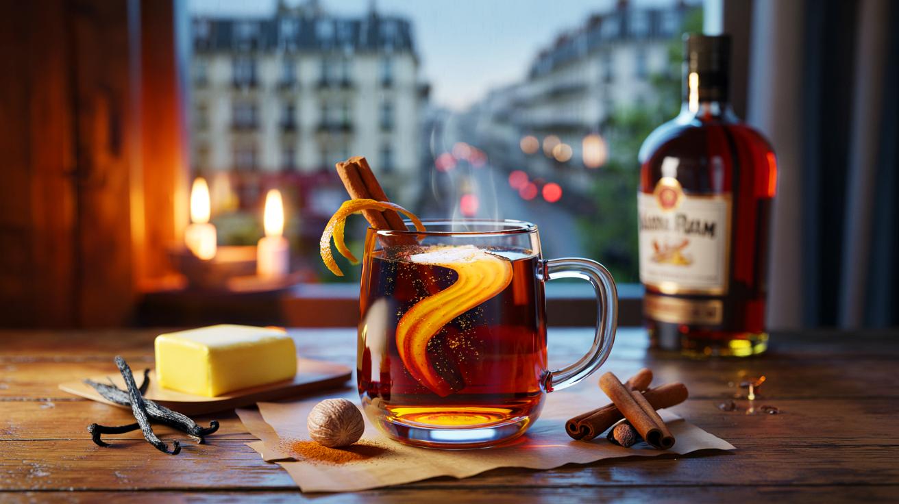 Voici le hot buttered rum qui fait parler en novembre 2025, ce cocktail d&rsquo;automne réconfortant que la France redécouvre enfin