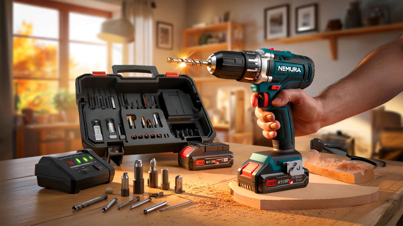 Voici le kit perceuse 20V Nemura à moins de 70 € chez E.Leclerc, l&rsquo;offre d&rsquo;automne 2025 qui change la donne sans vider votre budget