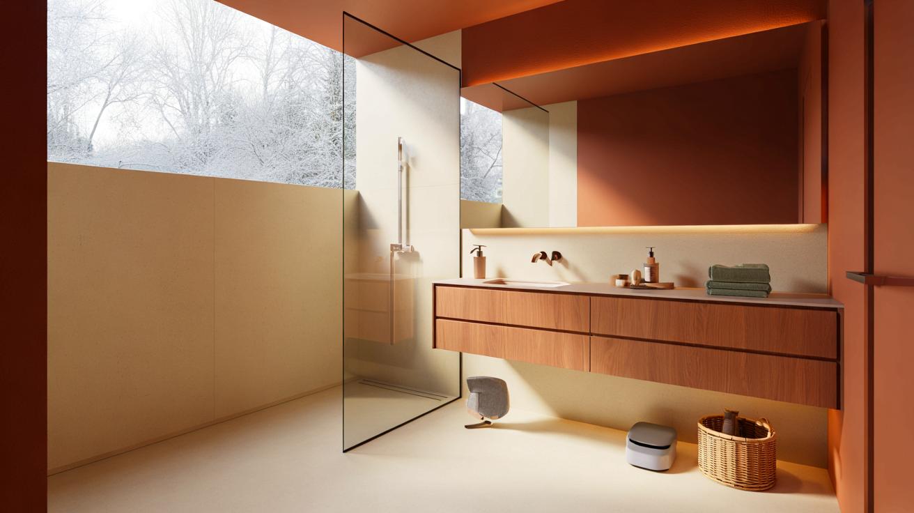 Voici le meuble de salle de bain suspendu qui agrandit les petites pièces en hiver 2025-2026, recommandé par les architectes