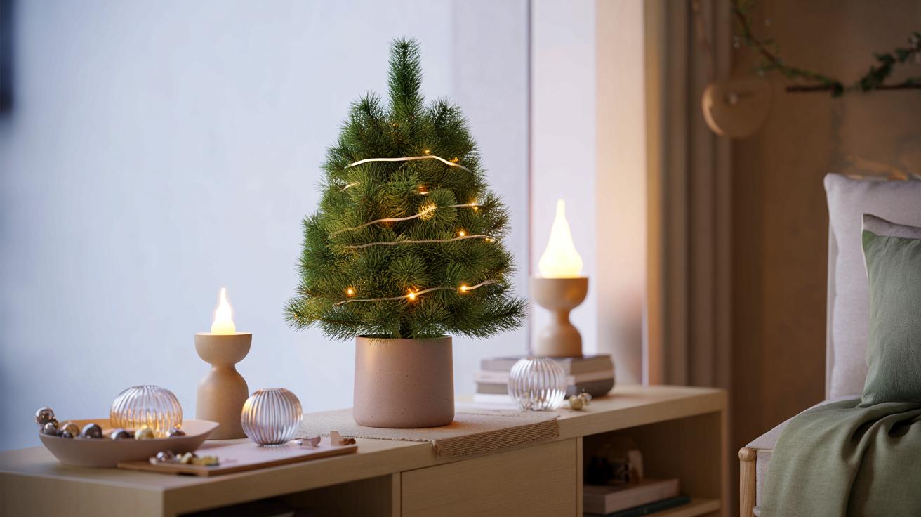Voici le mini sapin ikea à 19,99 €, lancé pour noël 2025, qui séduit les petits espaces sans renoncer à une vraie ambiance
