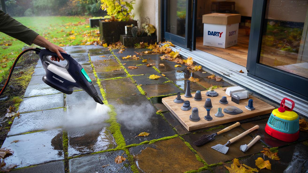 Voici le nettoyeur vapeur Giantex à 35 euros chez Darty en novembre 2025, ce bon plan discret qui allège le ménage du jardin sans effort