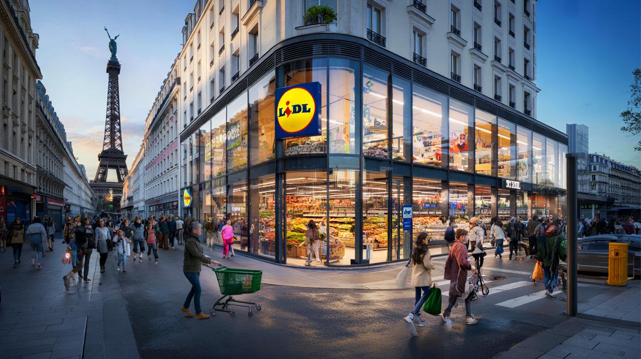 Voici le nouveau supermarché Lidl de 1 556 m² à Paris, après une validation en septembre, et ce choix place de la République intrigue