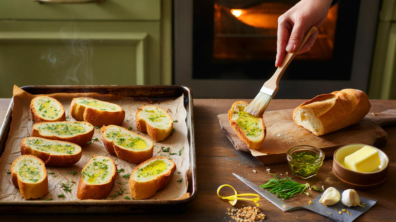 Voici le pain à l’ail maison qui réchauffe novembre 2025, croustillant et parfumé, avec ce détail anti-gaspi que tout le monde oublie