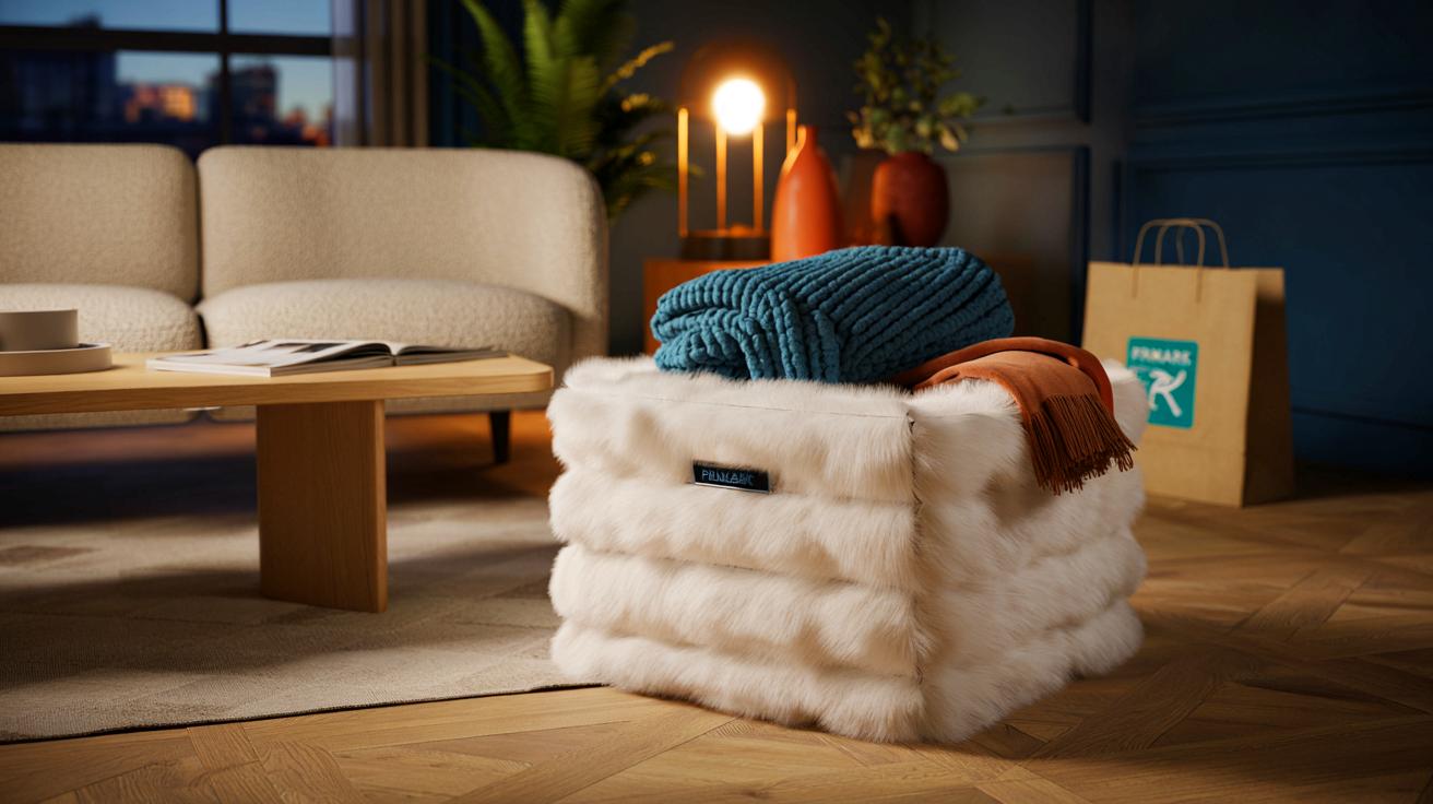 Voici le panier en fausse fourrure Primark à 8 euros qui intrigue les fans déco en novembre 2025, et pourquoi il fait parler