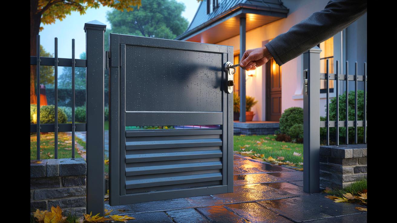 Voici le portillon aluminium Neva chez Castorama en novembre 2025, un prix à 535,42 € qui intrigue et 94 € d’écart qui font réfléchir