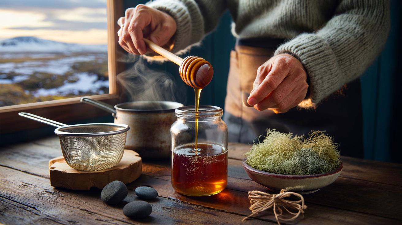 Voici le remède islandais contre le rhume, à base de mousse d&rsquo;Islande et de miel brut, que les familles se transmettent encore en novembre 2025