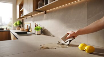 Voici le revêtement mural cuisine 2026 qui fait oublier les carreaux, avec une surface continue et un entretien facile toute l’année