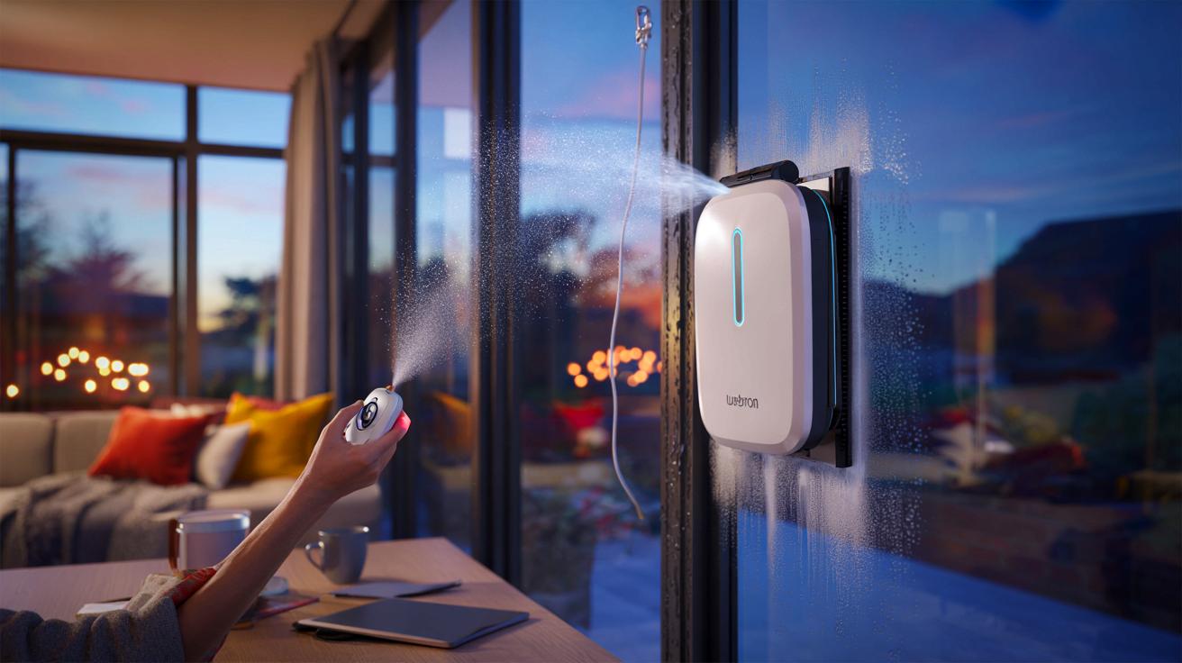 Voici le robot laveur de vitres Uverbon à 52,69 € en novembre 2025 qui attire l&rsquo;attention des foyers pressés