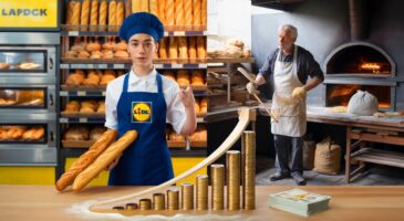 Voici le salaire mensuel d&rsquo;un boulanger pâtissier chez Lidl en 2025, au rayon boulangerie, et ce que l&rsquo;expérience change vraiment