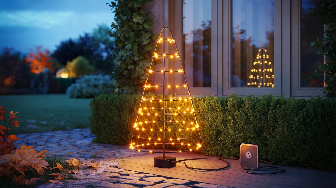 Voici le sapin LED jysk qui cartonne en novembre 2025, à -60 %, et dont le détail d&rsquo;économie surprend au jardin