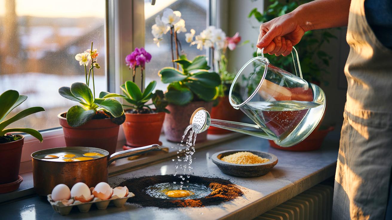 Voici l’eau de cuisson des œufs, trésor caché pour les plantes d’intérieur selon l’Inrae, un allié inattendu pour l’hiver 2025