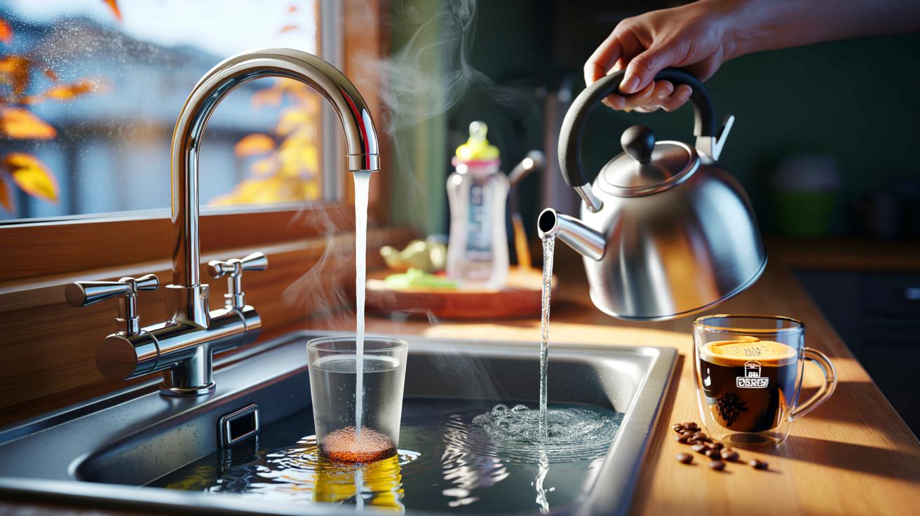Voici l’erreur avec l’eau chaude du robinet qui glisse des toxiques dans le café, novembre rappelle un geste simple et oublié
