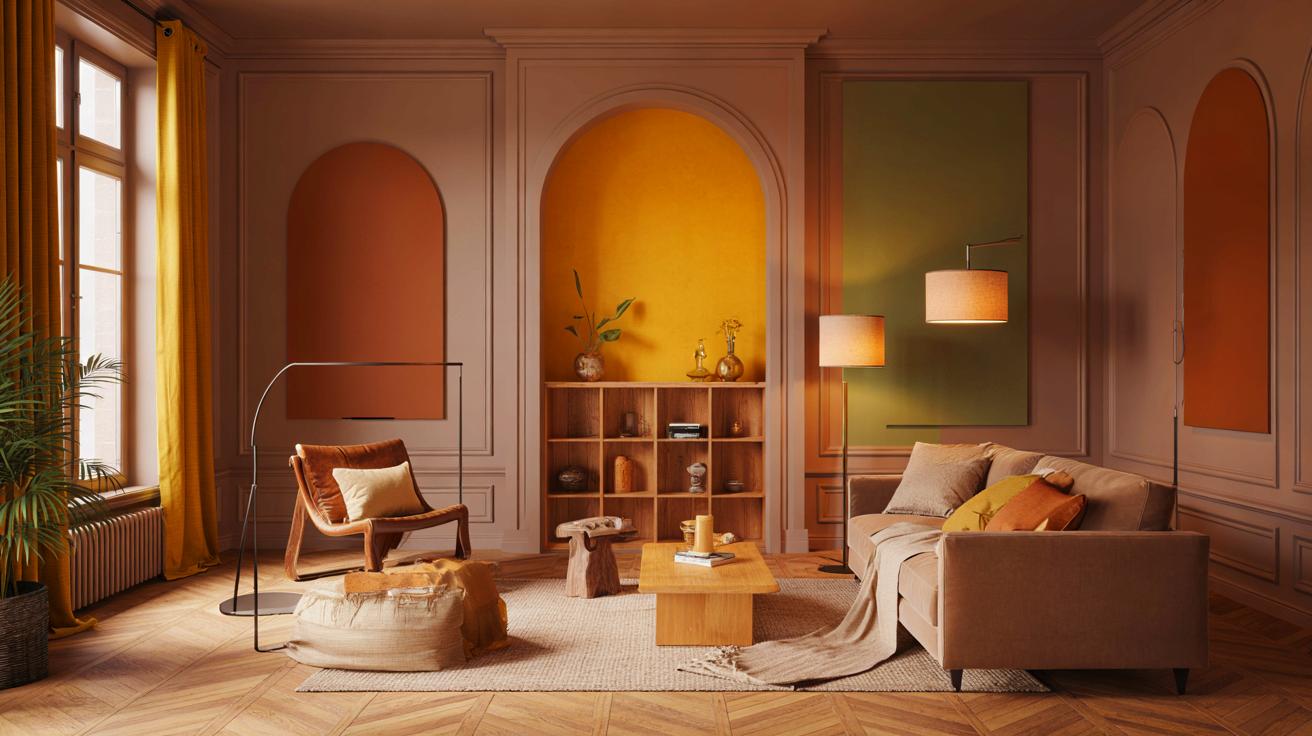 Voici les 4 couleurs de peinture stars de l’automne 2025 testées dans un salon, et ce choix inattendu change l’ambiance
