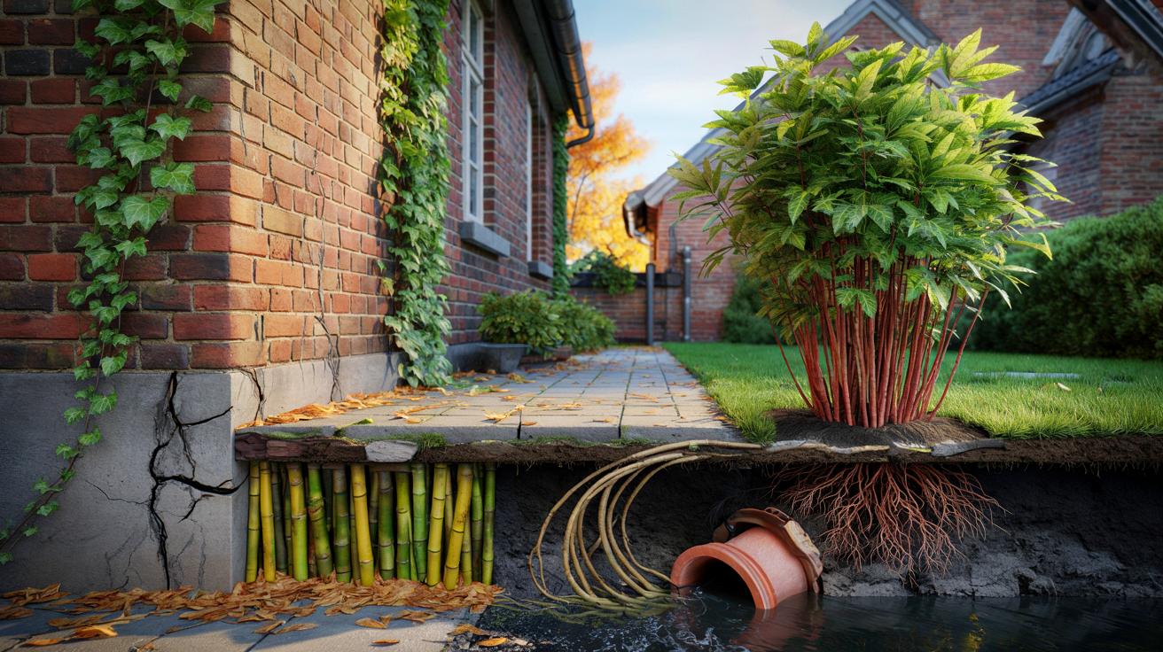 Voici les plantes agressives à bannir du jardin en novembre 2025, ce détail ignoré qui peut ruiner une façade et votre budget