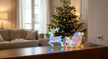 Action : cette déco lumineuse à moins de 8 € change l&rsquo;ambiance du salon pour Noël (et risque de disparaître vite)