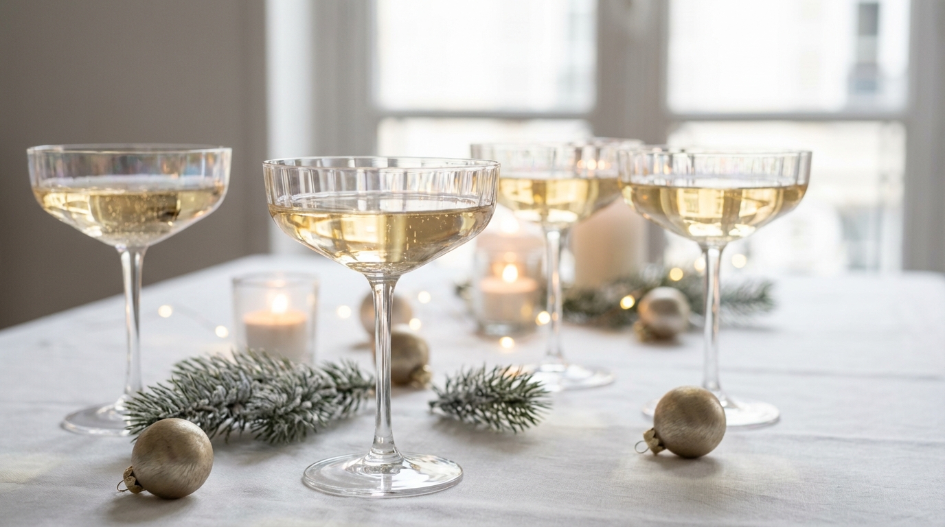 Adieu Zara Home : cette nouvelle marque déco impose des coupes de champagne irisées qui ringardisent vos flûtes