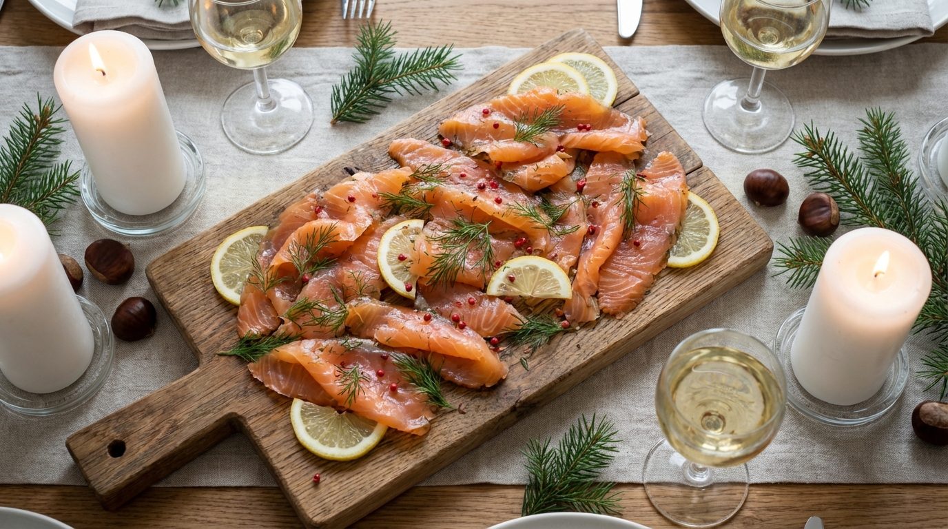 Apéros de Noël : ce saumon gravlax maison venu du Nord métamorphose la table en quelques gestes la veille