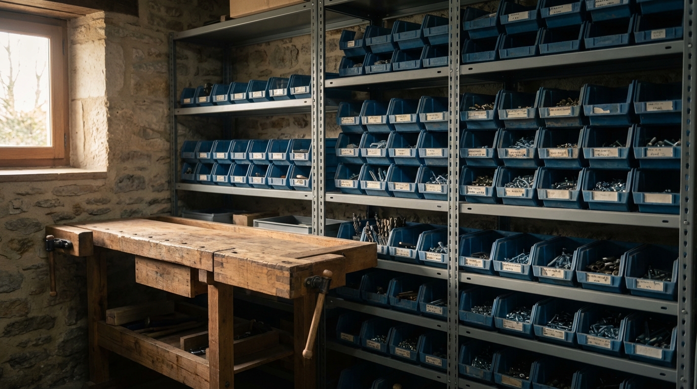 Atelier en bazar : ce petit rangement bleu à 0,50 € chez GiFi change tout pour les bricoleurs cet hiver