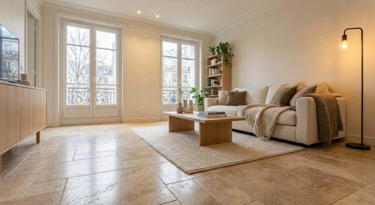 Carrelage XXL gris : ce format chaleureux que les rénovations 2025 s’arrachent va le faire paraître ringard chez vous