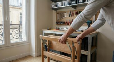 Castorama casse en ce moment le prix de cet établi pliant ultra solide qui libère enfin votre coin bricolage