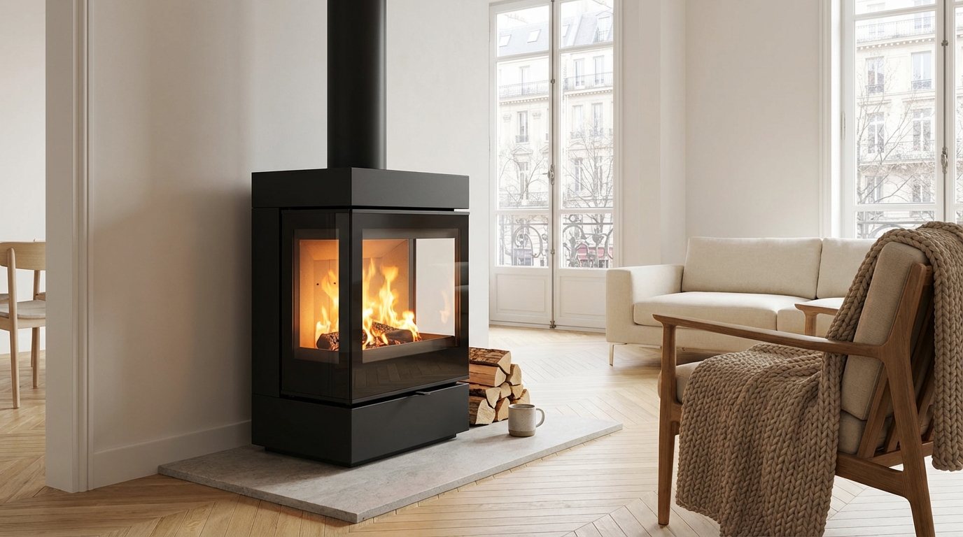 Castorama casse les prix : ce poêle à bois en acier design à -300 € pourrait transformer vos factures cet hiver