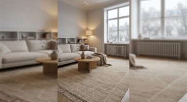 Ce grand tapis naturel à moins de 100 € chez Alinéa transforme votre salon, en promo à -50 % cet hiver