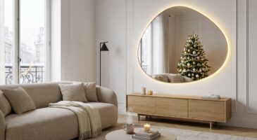 Ce miroir lumineux leroy merlin à -47 € agrandit les petites pièces sombres sans travaux, l&rsquo;avant/après surprend
