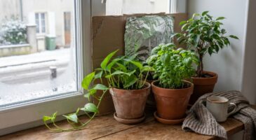 Ce papier de cuisine argenté peut sauver vos plantes d&rsquo;intérieur du manque de lumière grâce à un geste méconnu