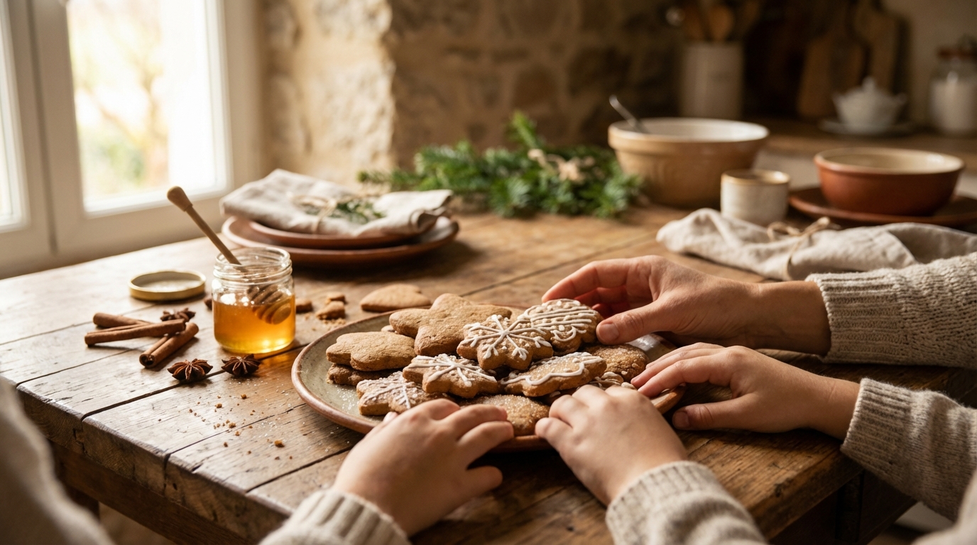 Ces biscuits pain d’épices au miel ultra moelleux prêts en 15 min : l’astuce simple qui fait craquer toute la famille