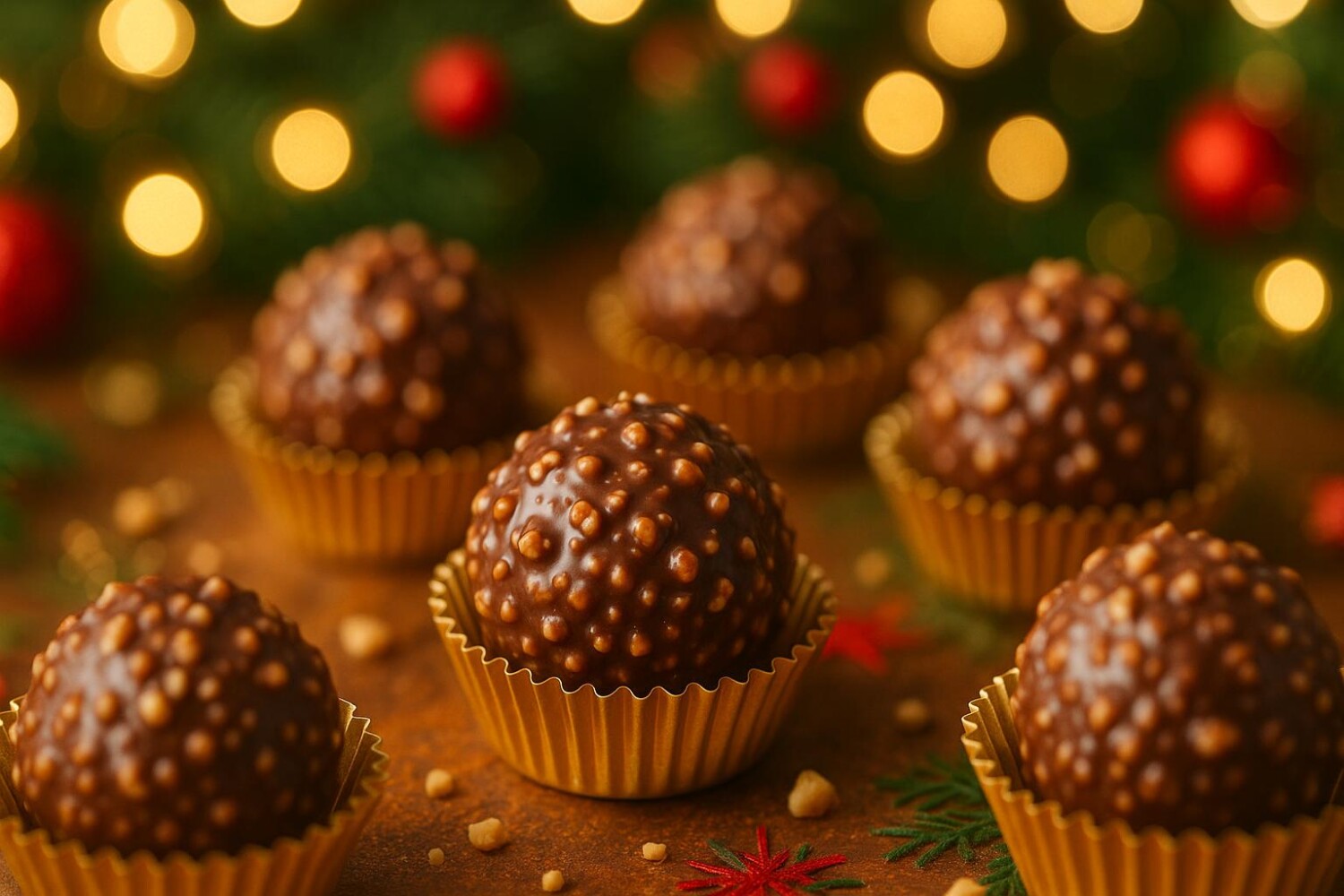 Ces boules croquantes façon ferrero rocher vont faire oublier vos chocolats de noël : la recette maison bluffante