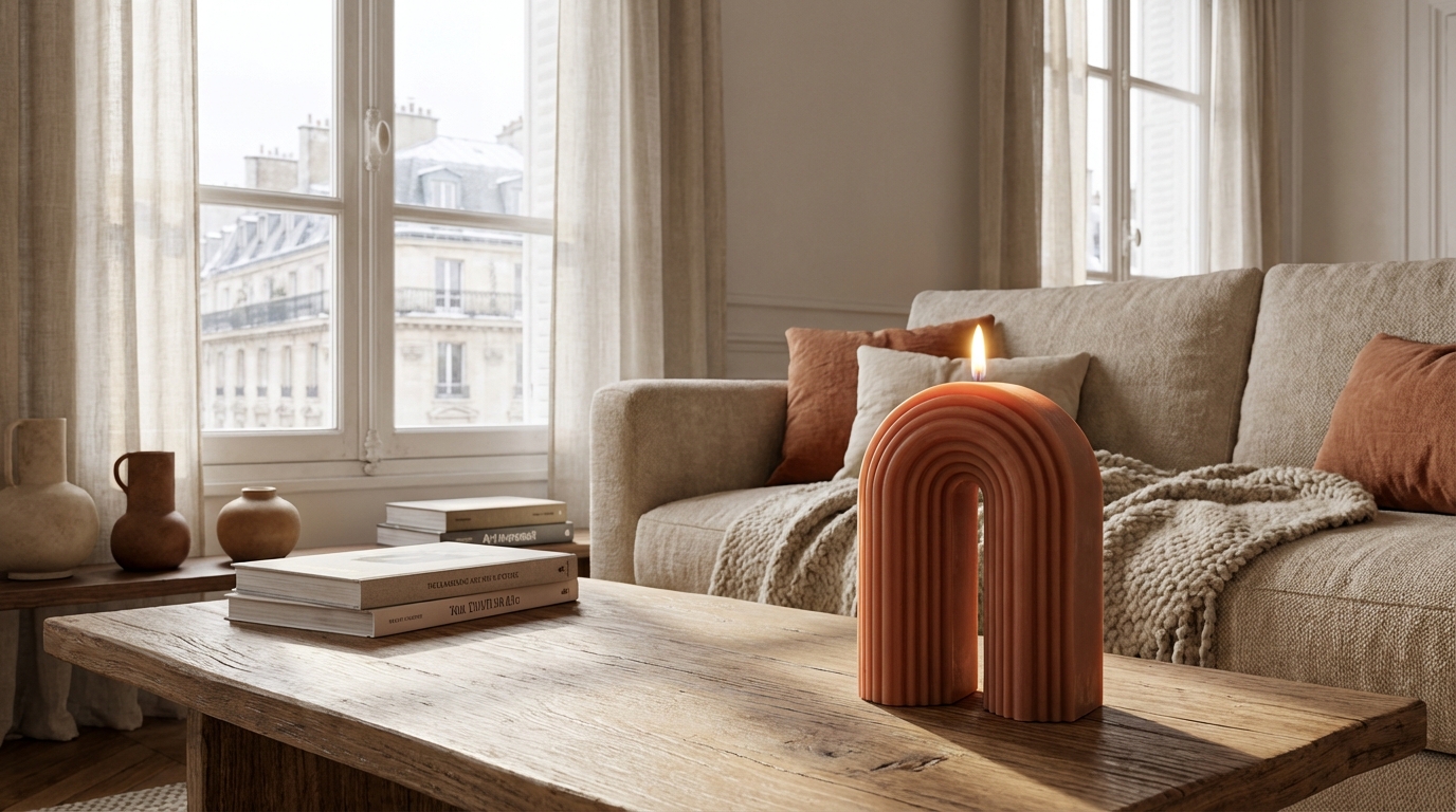Cette bougie terracotta à 15 € introuvable chez les géants de la déco fait un carton cet hiver